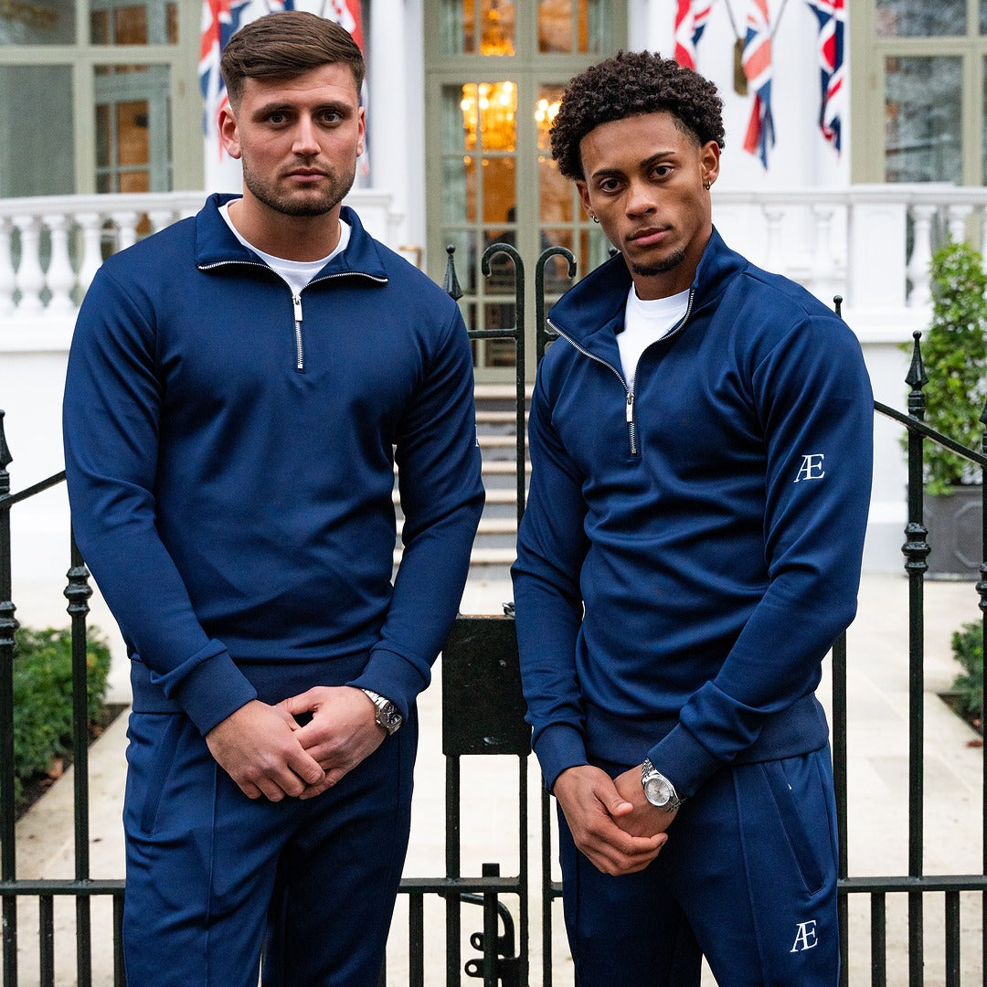 AE Navy Quarter Zip