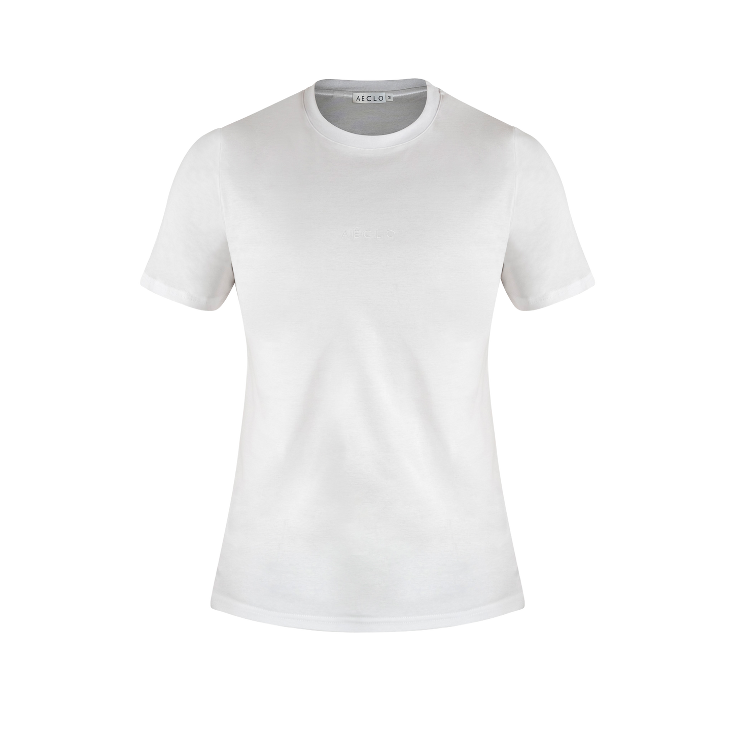 Slim Fit Embroidered T-Shirt - White