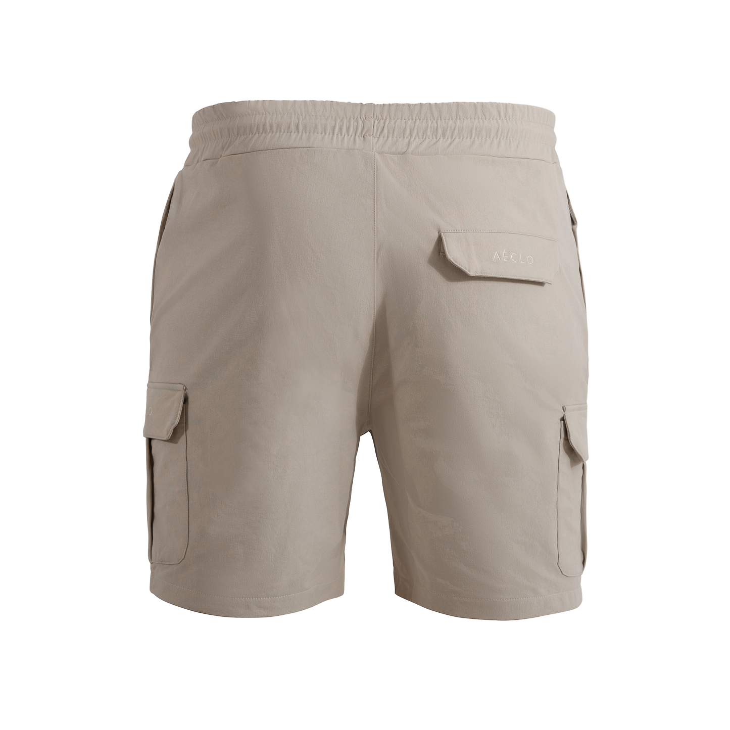 Beige Cargo Shorts