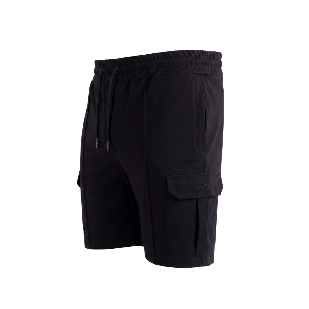 Black Cargo Shorts