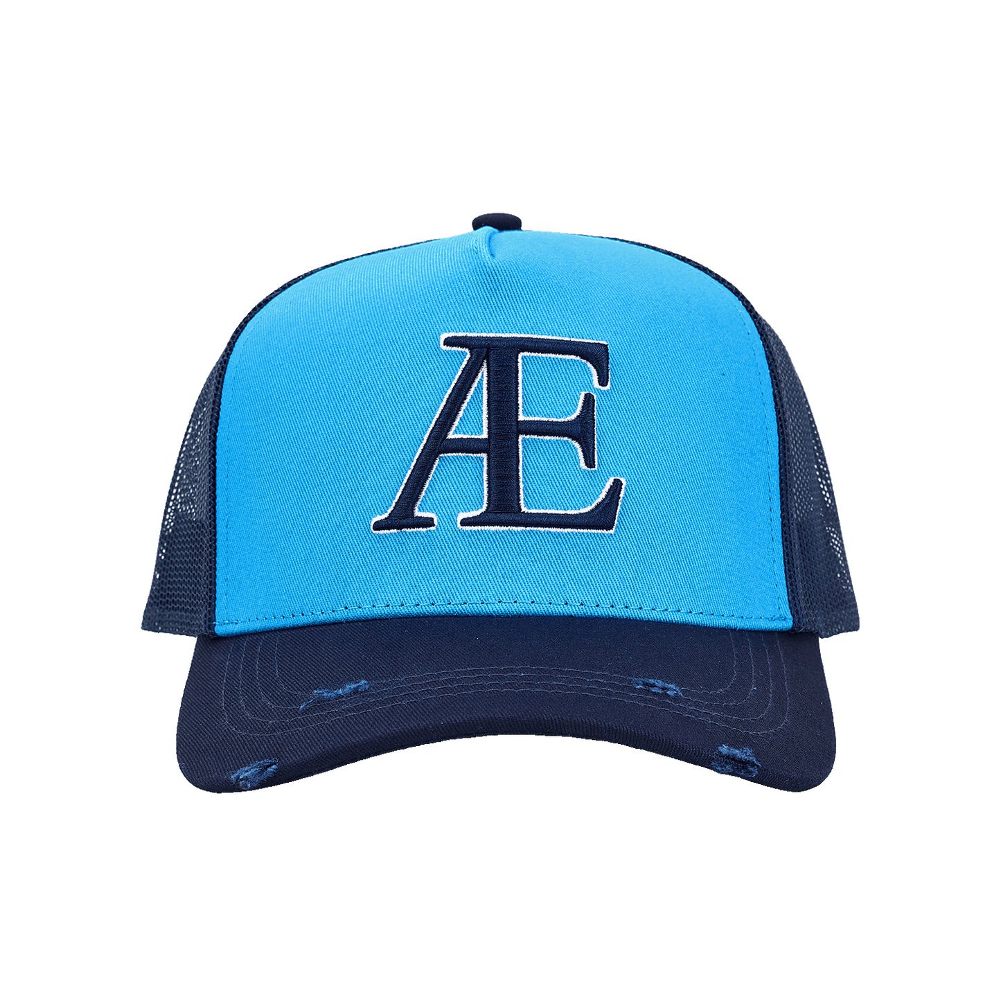 AE Blue Contrast Trucker Hat