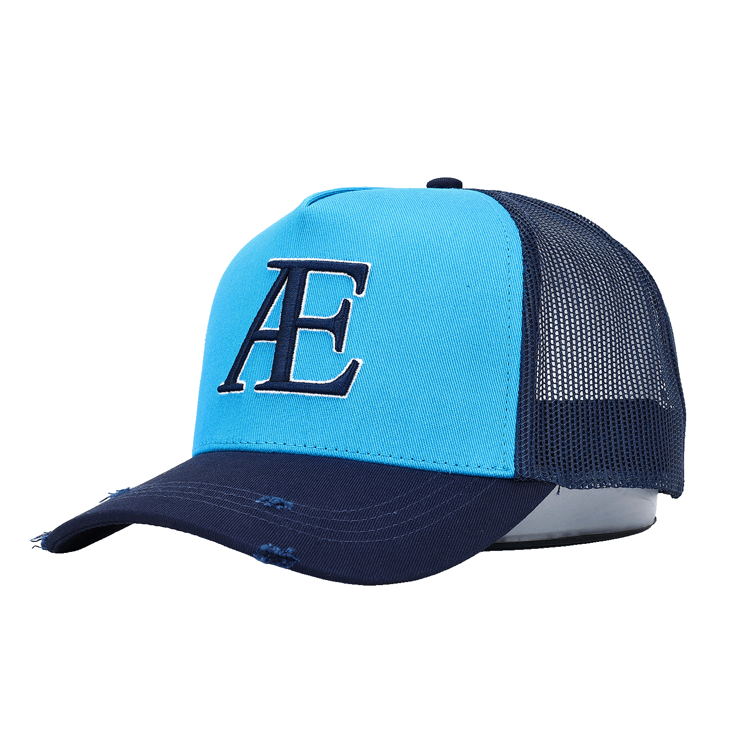 AE Blue Contrast Trucker Hat