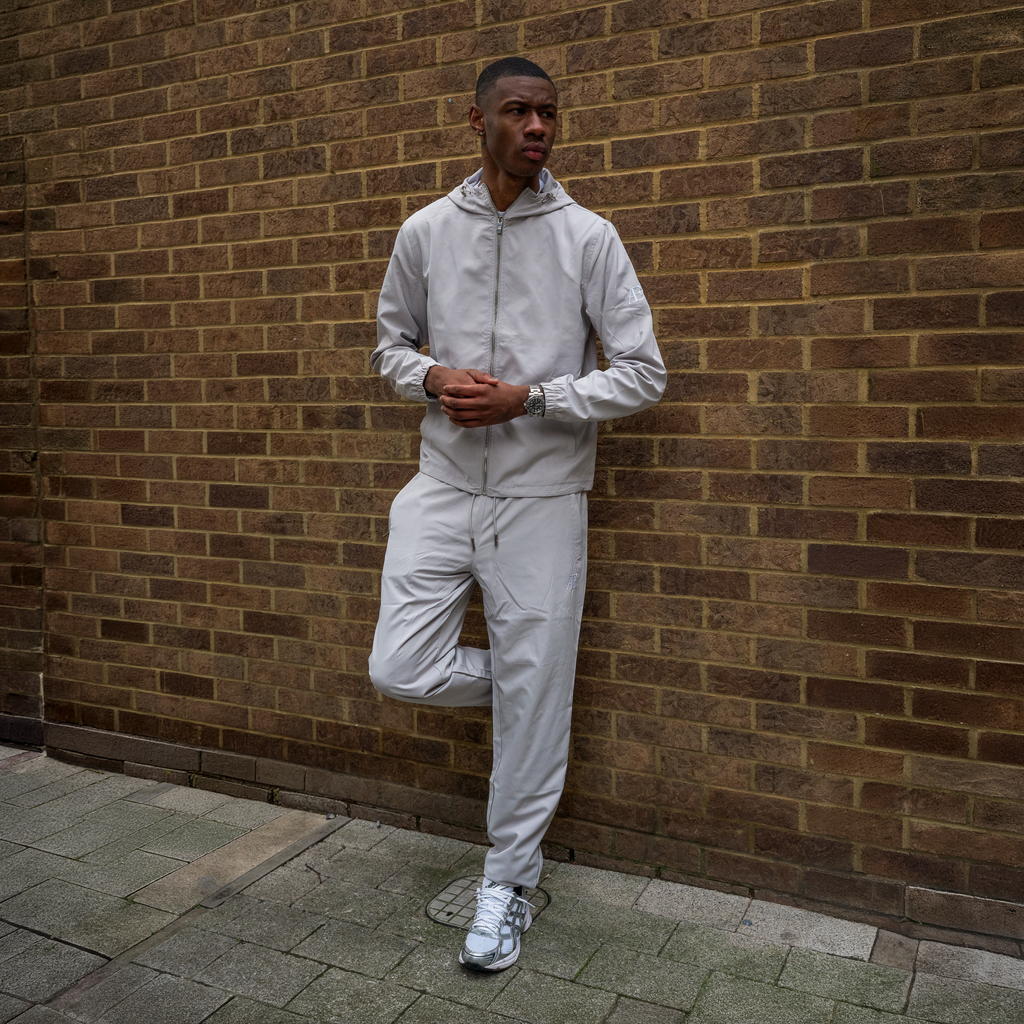 AE Grey Windbreaker Bottoms