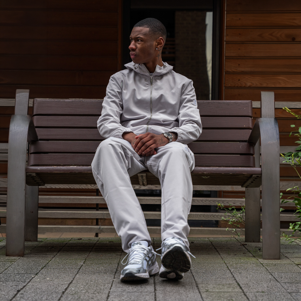 AE Grey Windbreaker Bottoms