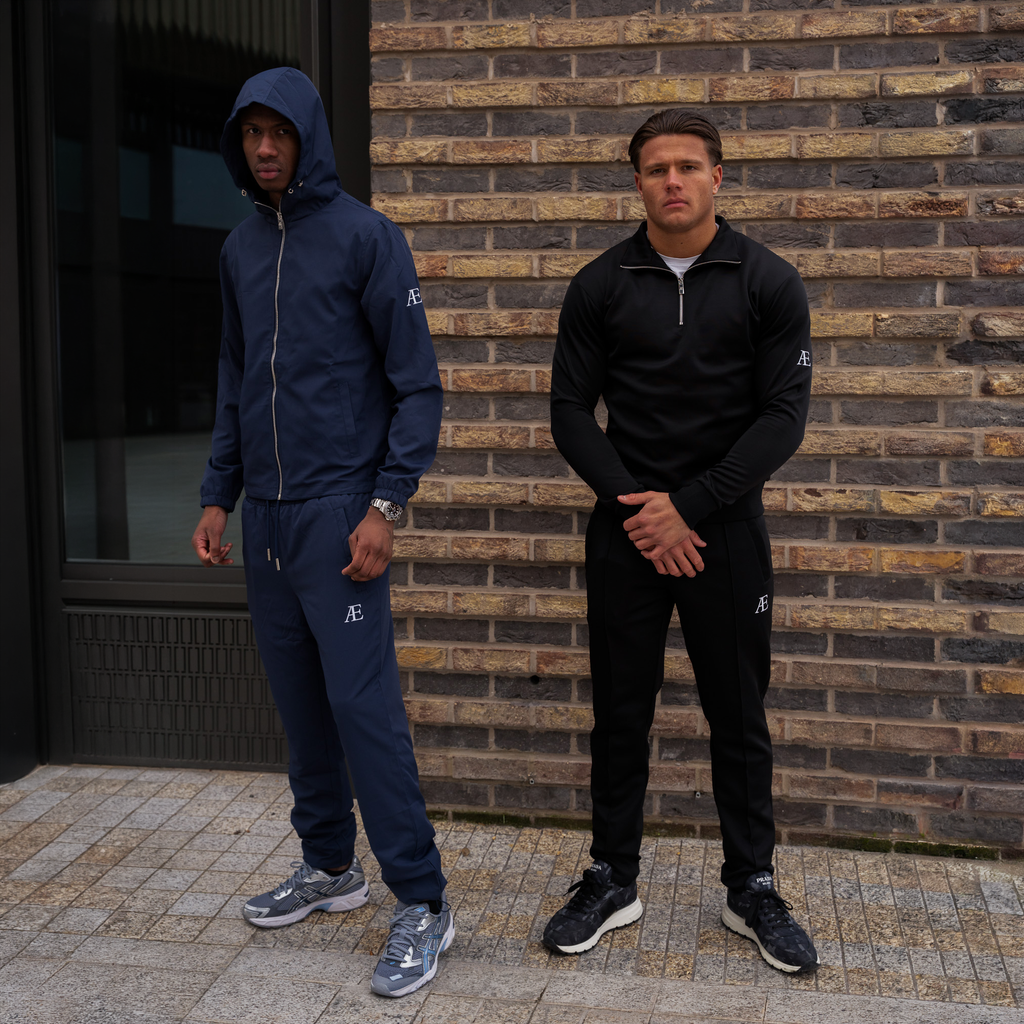 AE Navy Windbreaker Bottoms