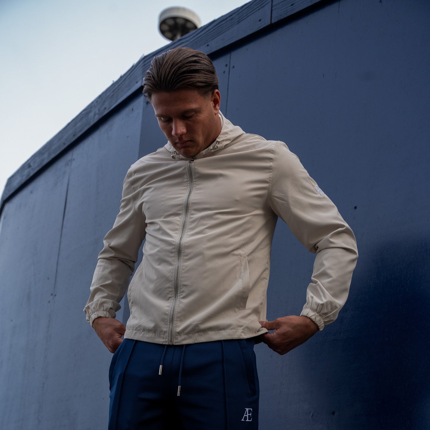 AE Beige Windbreaker