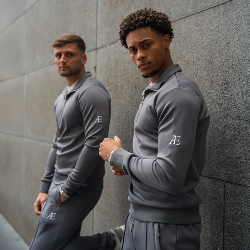 AE Arctic Grey Quarter Zip