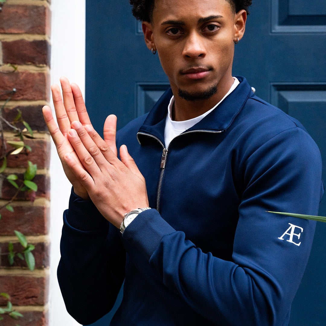 AE Navy Quarter Zip