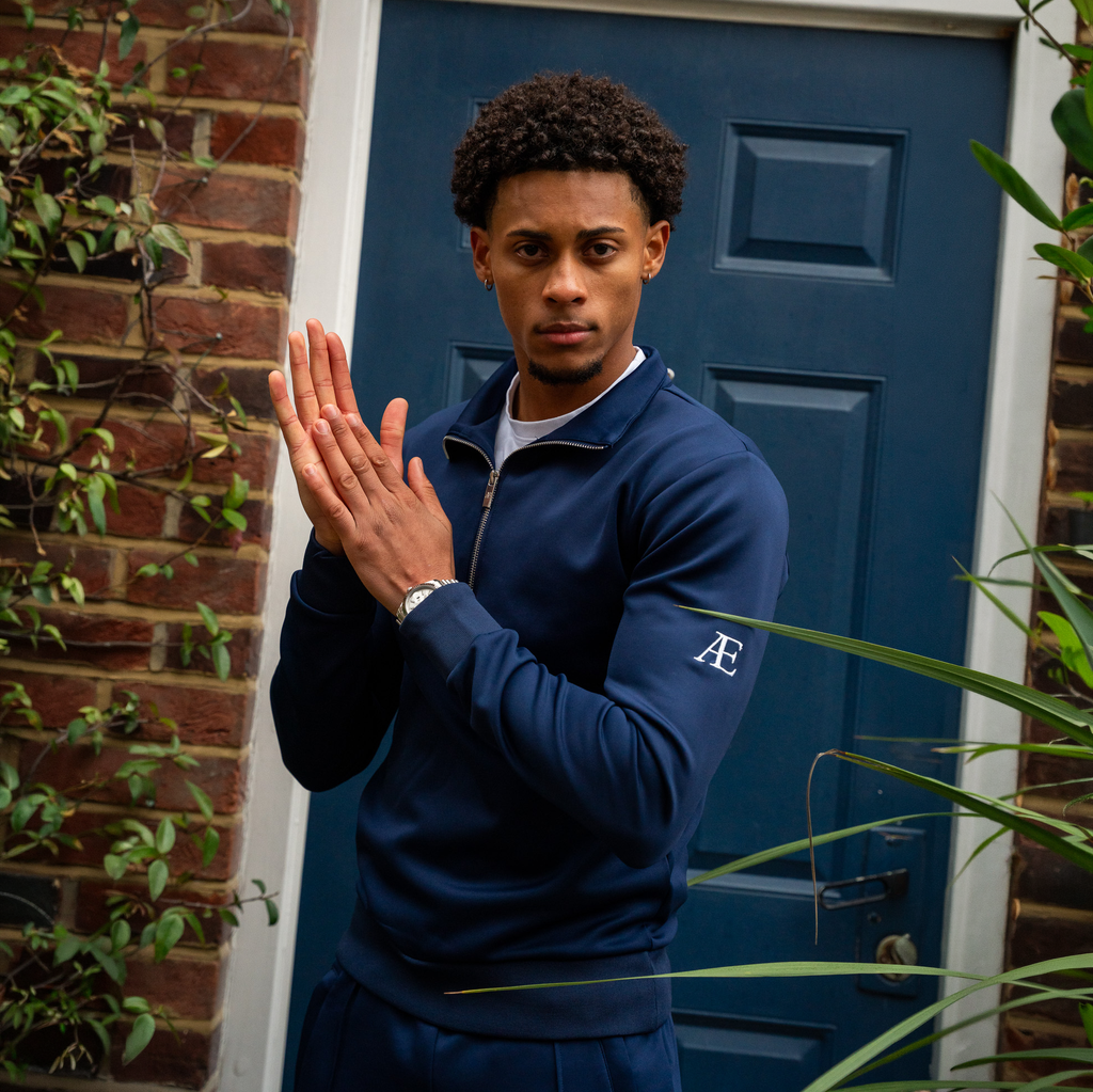 AE Navy Quarter Zip