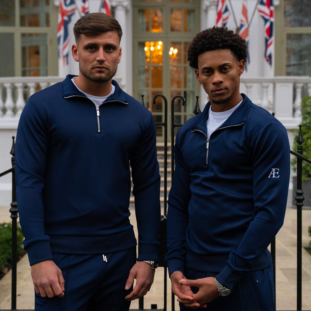 AE Navy Quarter Zip