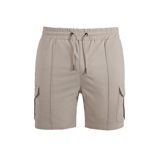 Beige Cargo Shorts