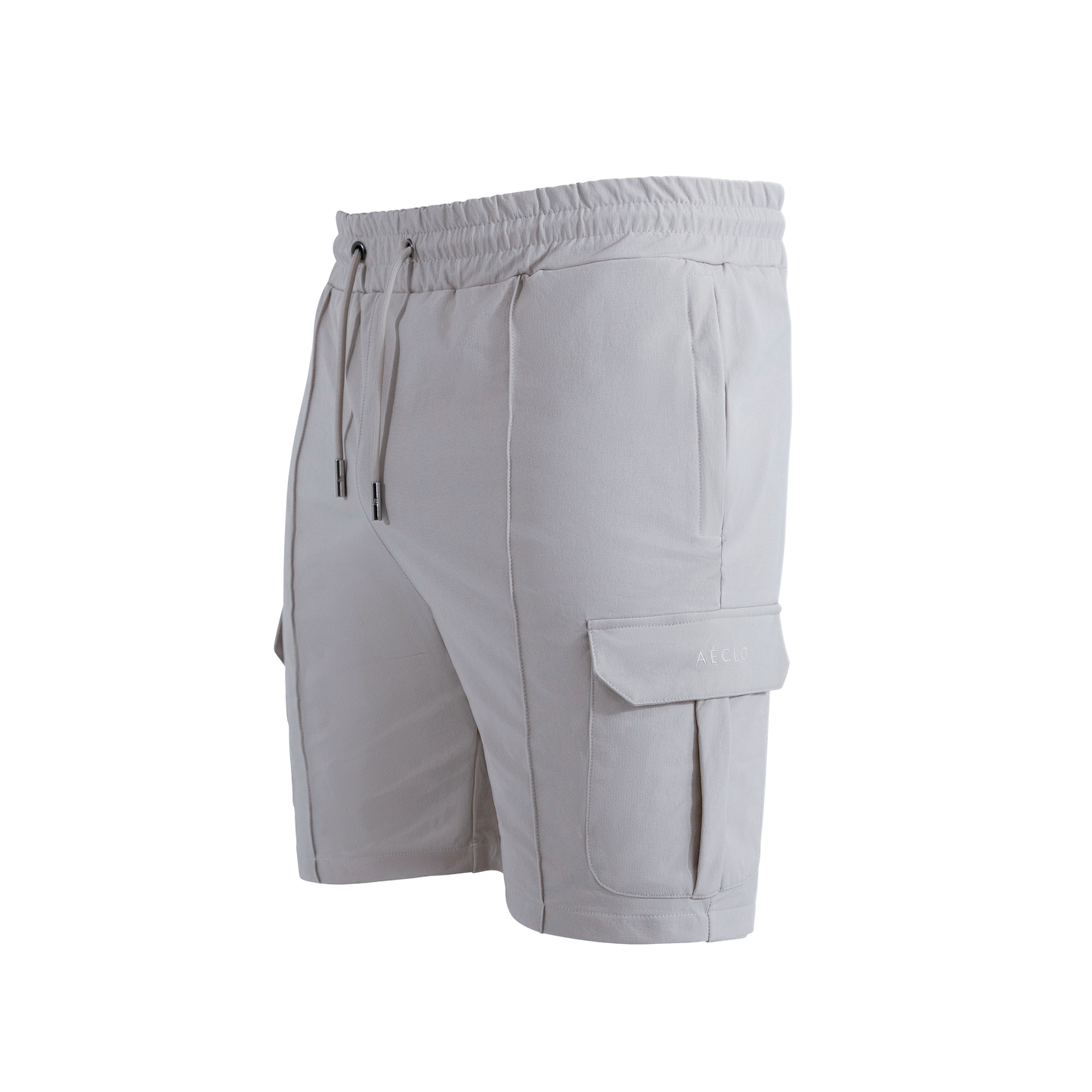 Grey Cargo Shorts