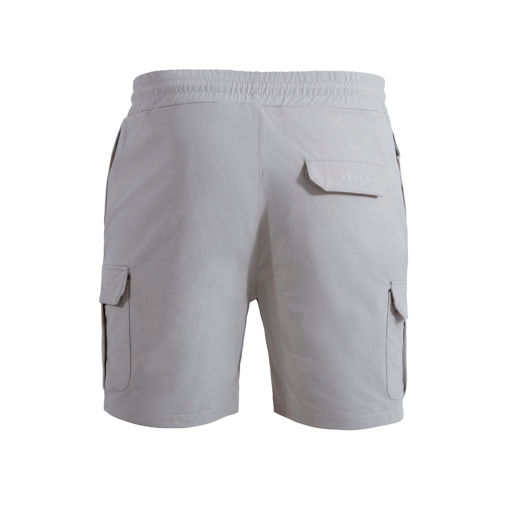 Grey Cargo Shorts
