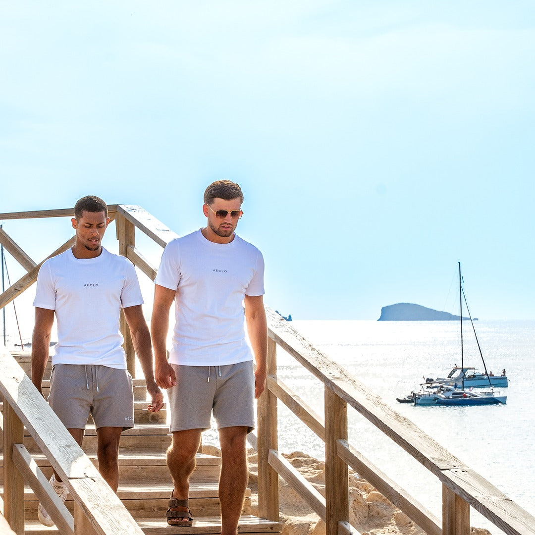Grey Heavyweight Cotton Shorts
