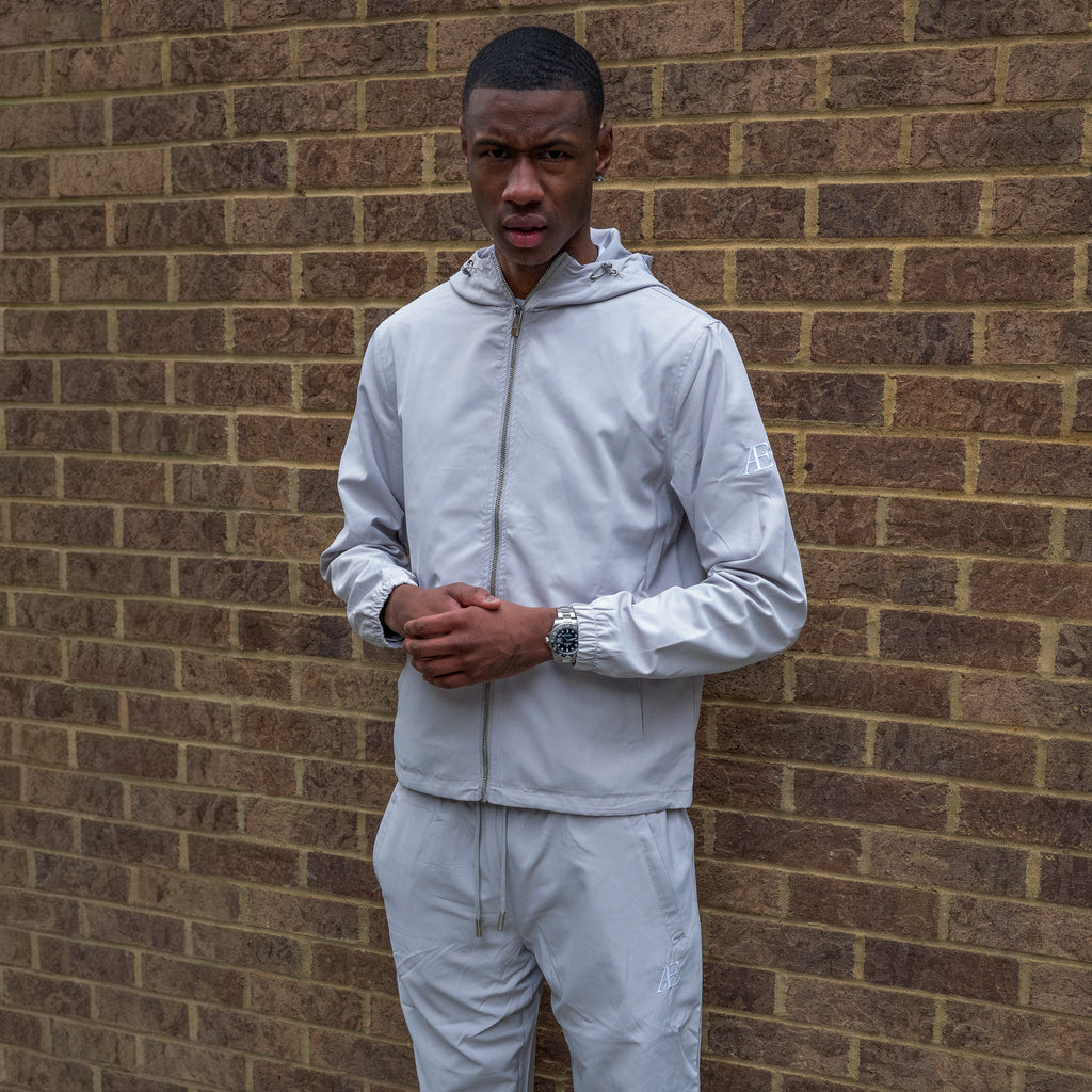 AE Grey Windbreaker