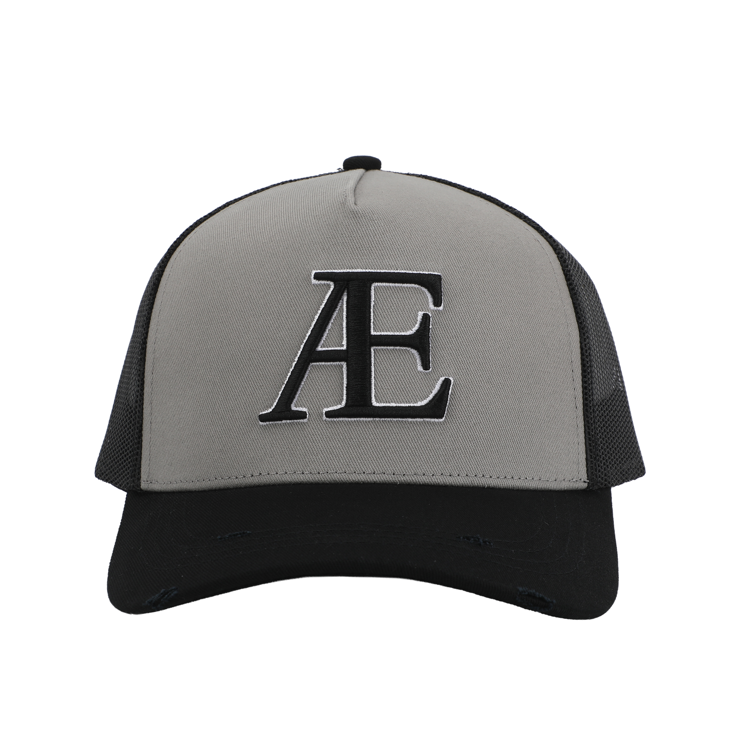 AE Grey Contrast Trucker Hat