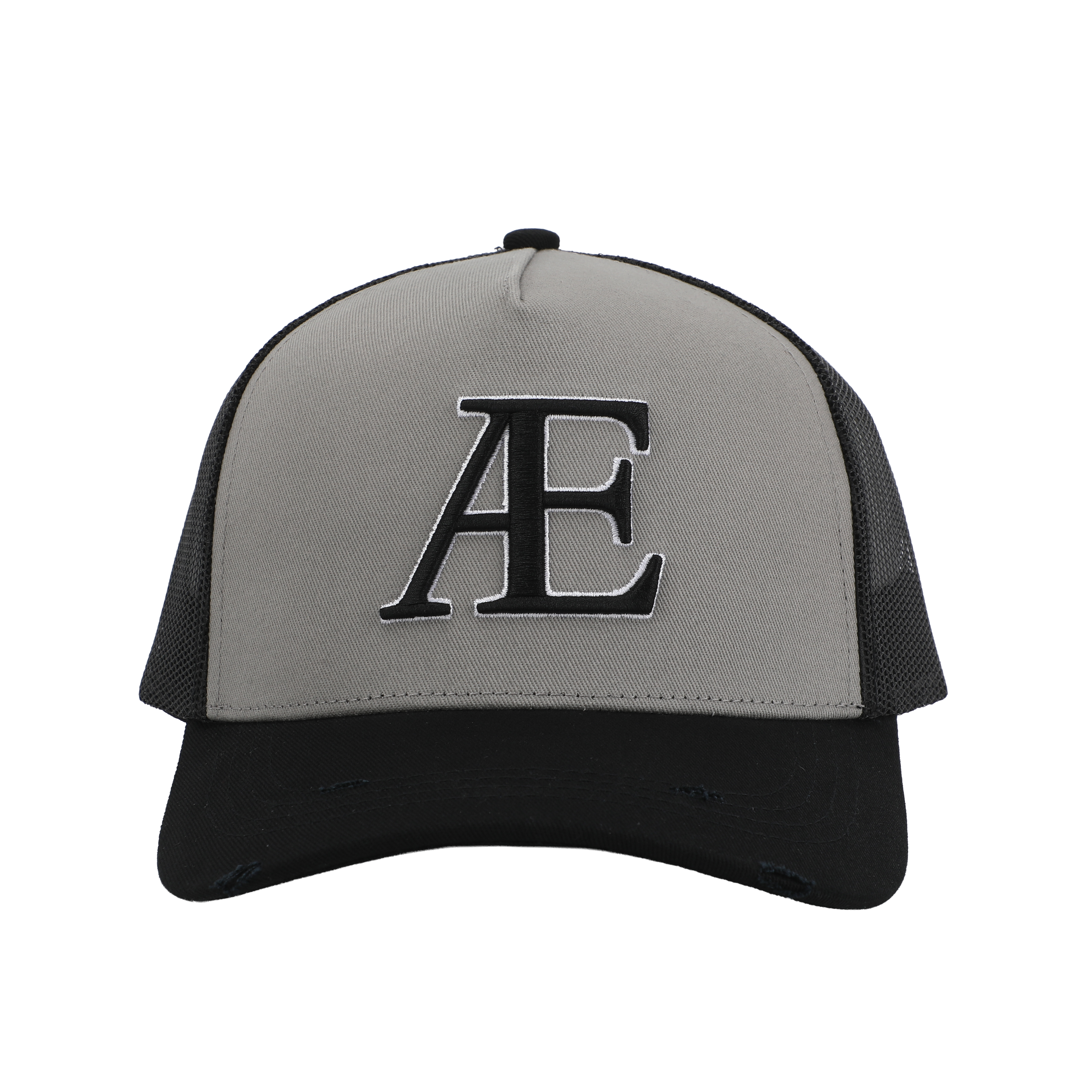 AE Grey Contrast Trucker Hat