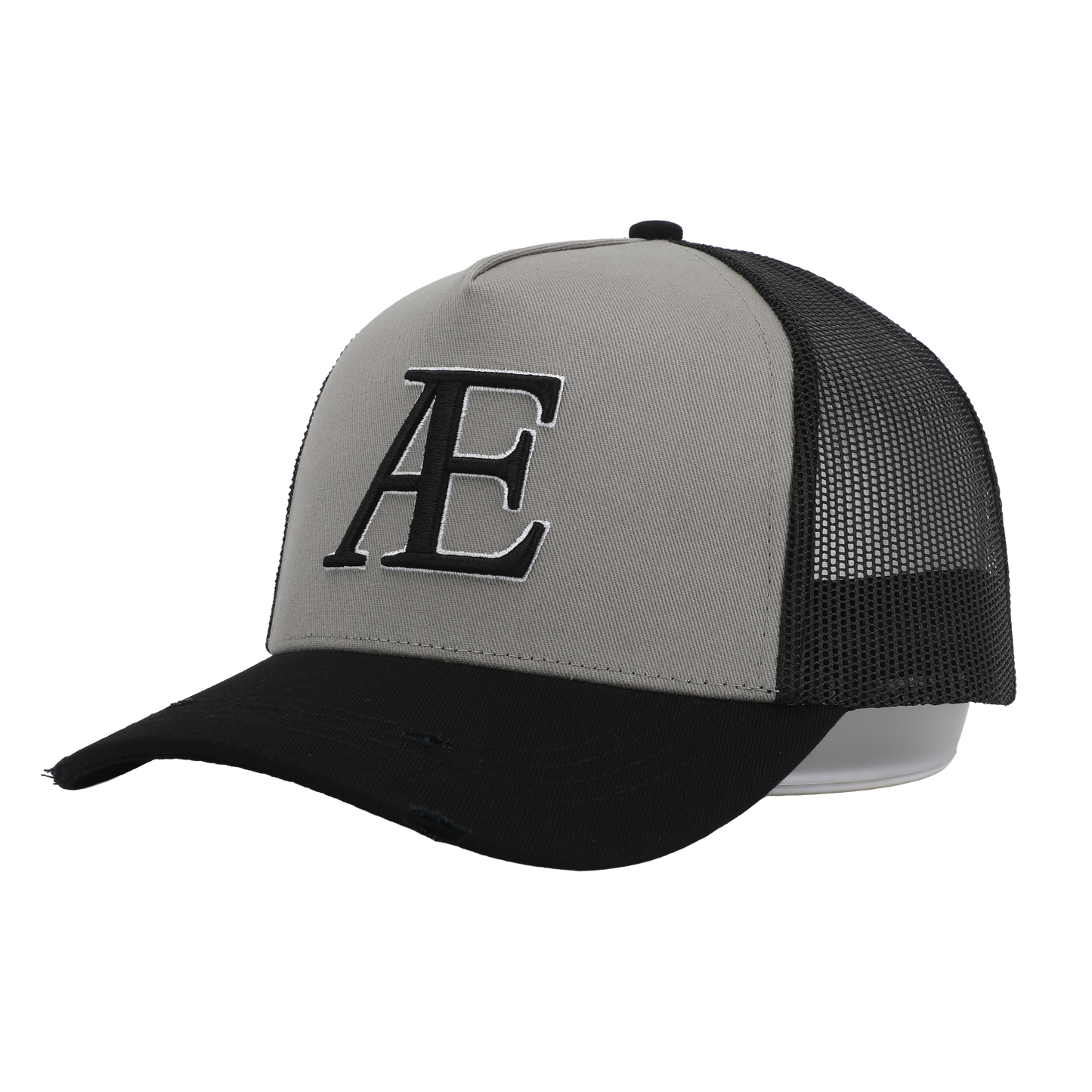 AE Grey Contrast Trucker Hat