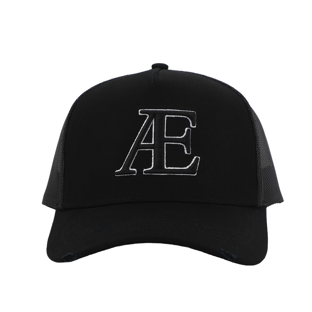 AE Black/White Trucker Hat