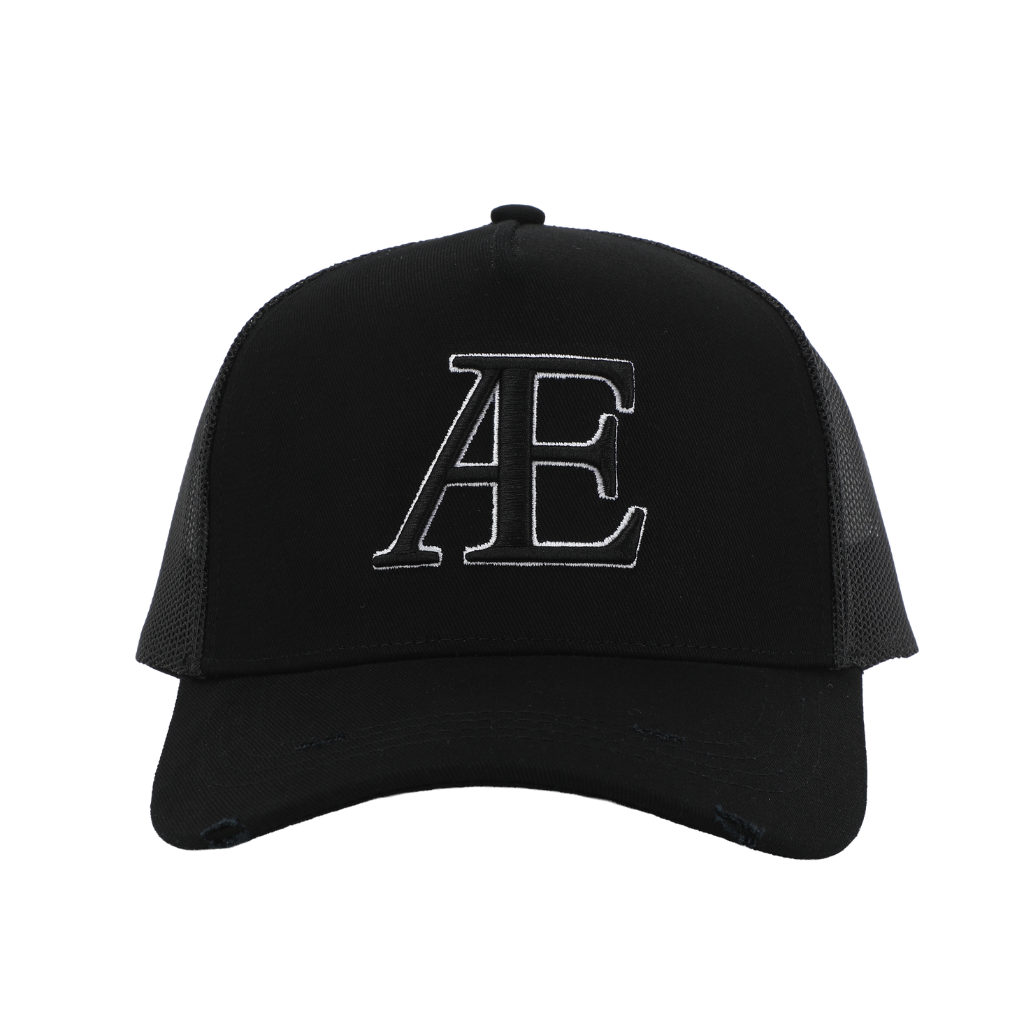 AE Black/White Trucker Hat