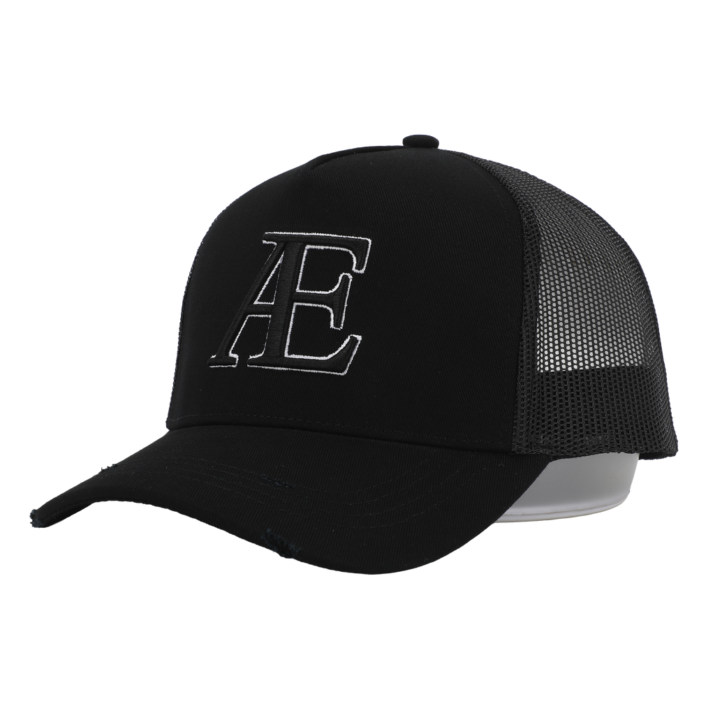 AE Black/White Trucker Hat
