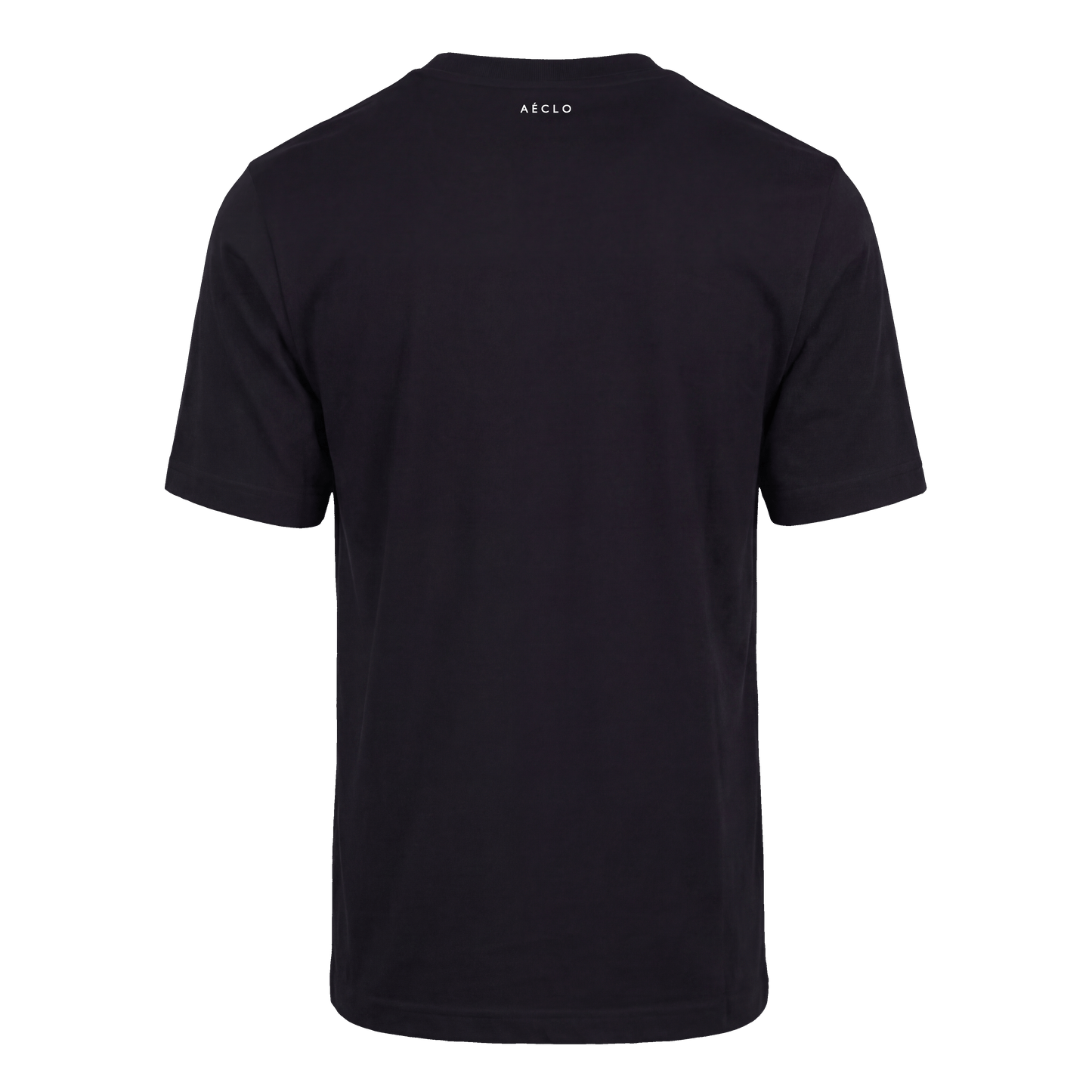 Black Slim Fit Embroidered T-Shirt - White