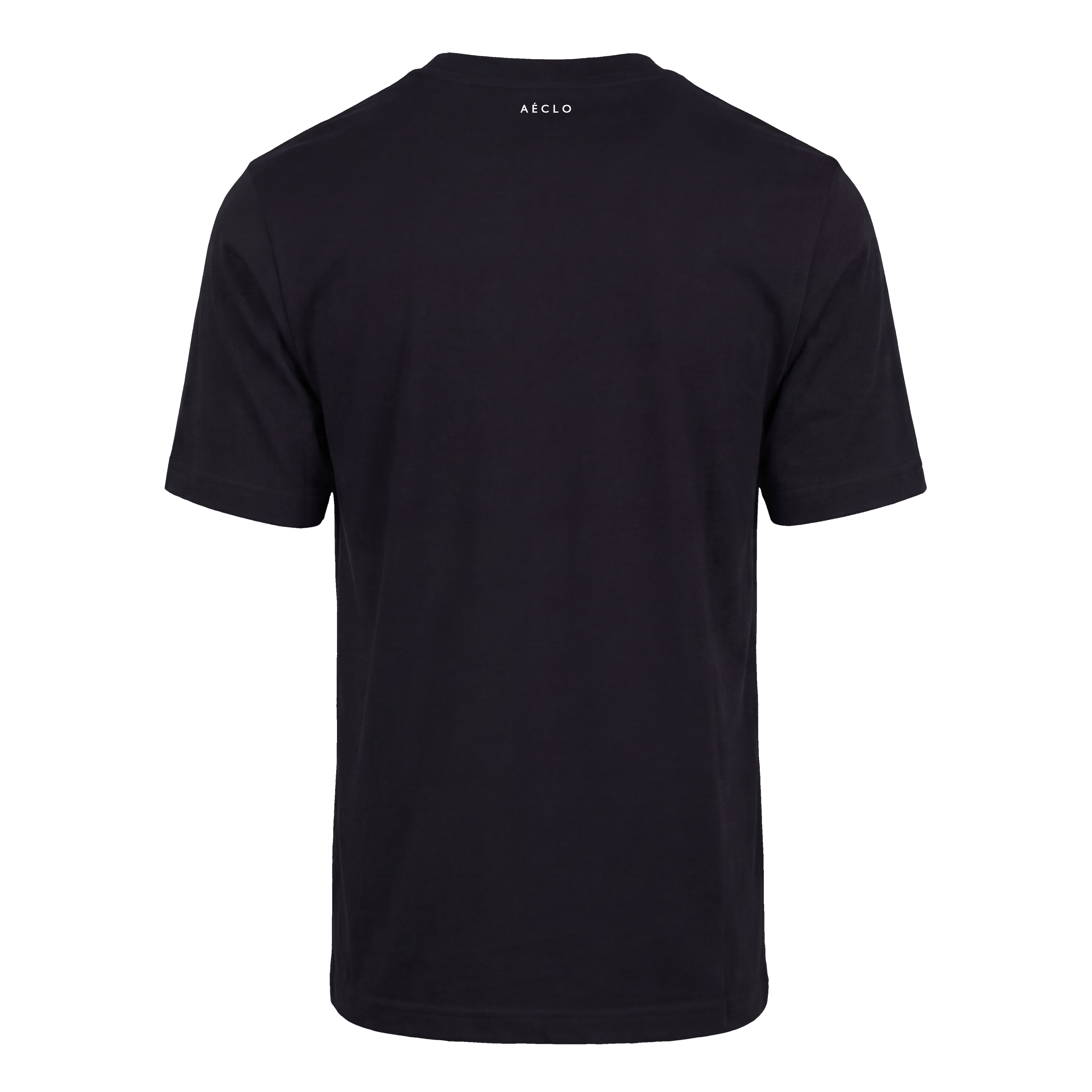Black Slim Fit Embroidered T-Shirt - White