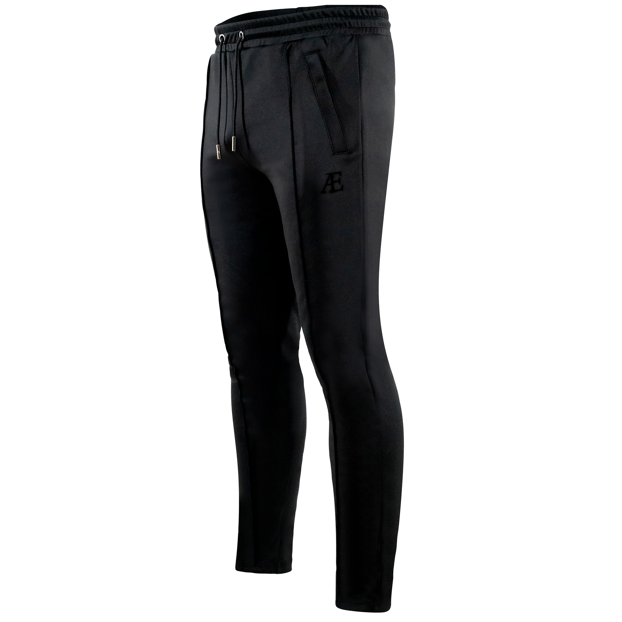 AE Black / Black Logo Bottoms