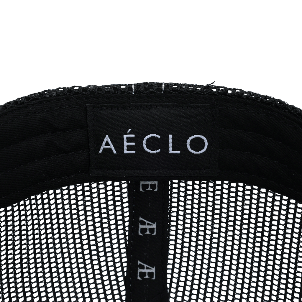 AE Black/White Stitching Trucker Hat