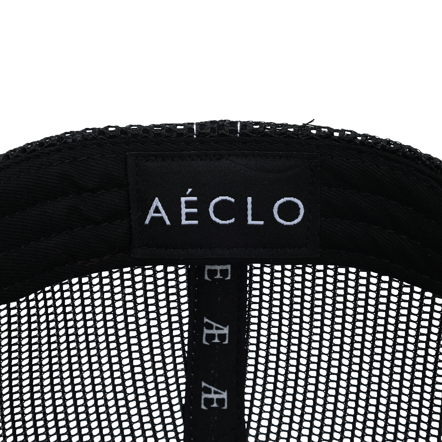 AE Black/White Stitching Trucker Hat