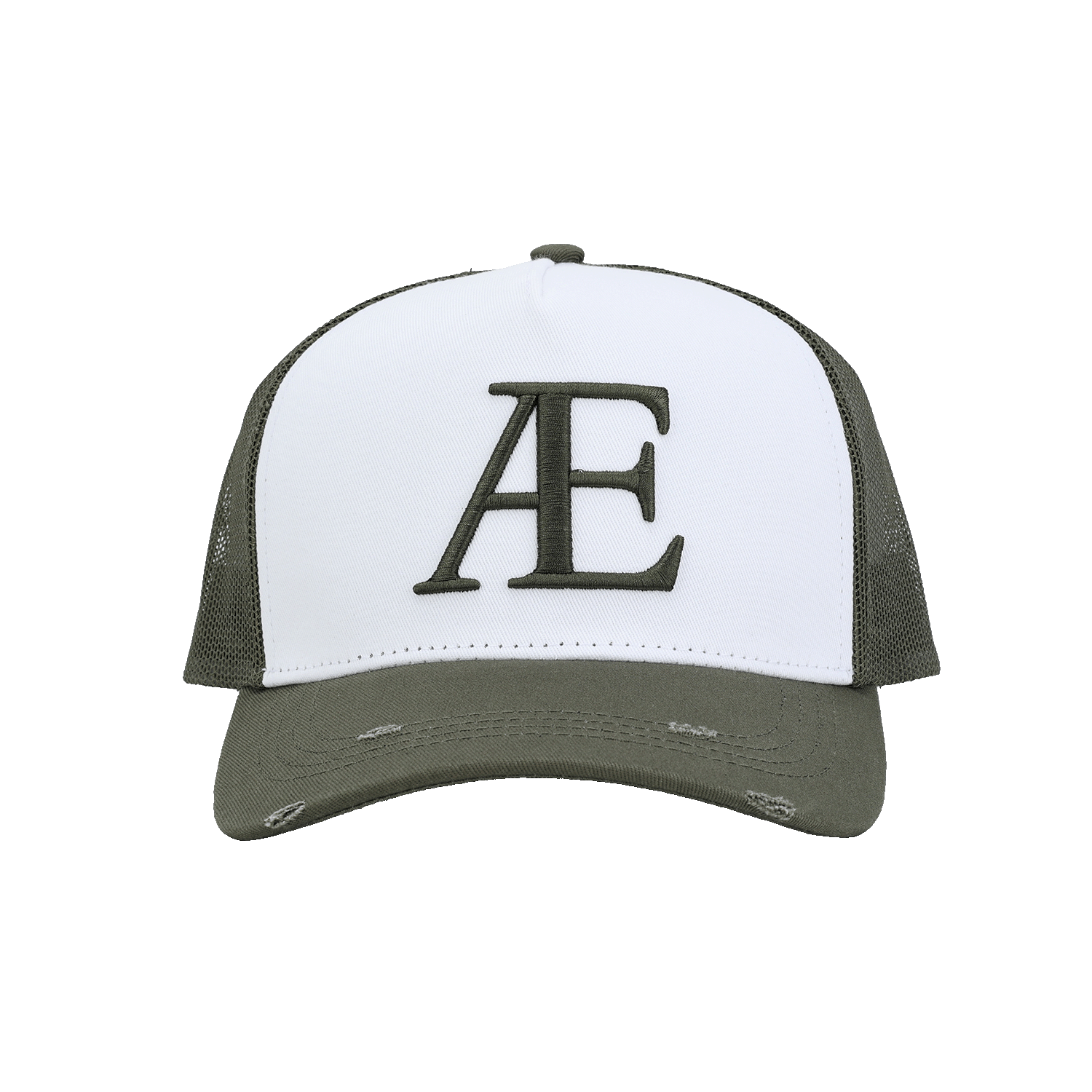 AE Khaki Contrast Trucker Hat