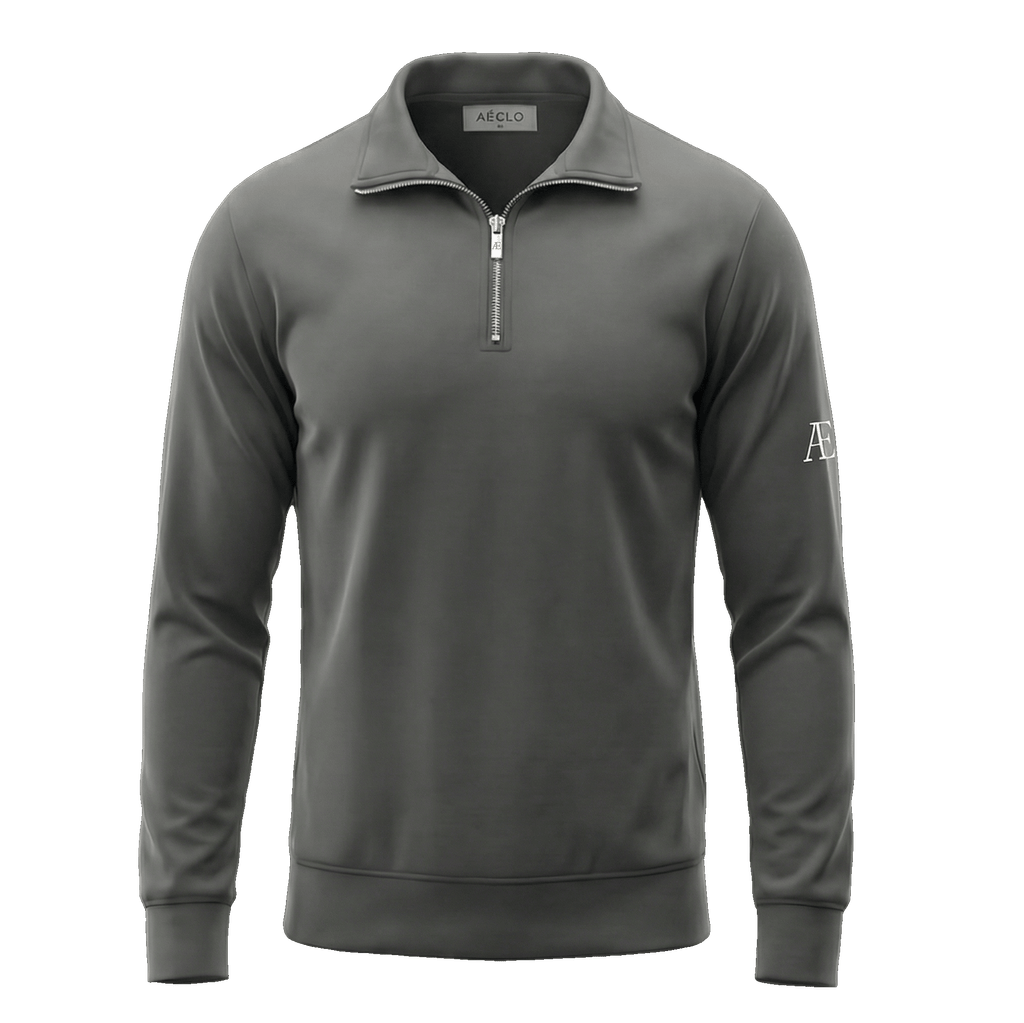 AE Arctic Grey Quarter Zip