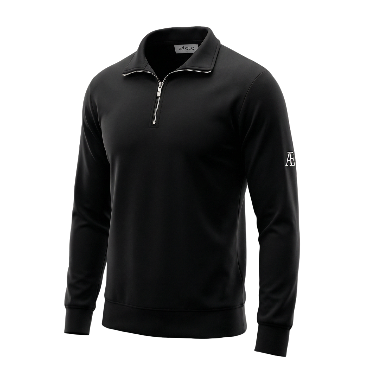 AE Black Quarter Zip