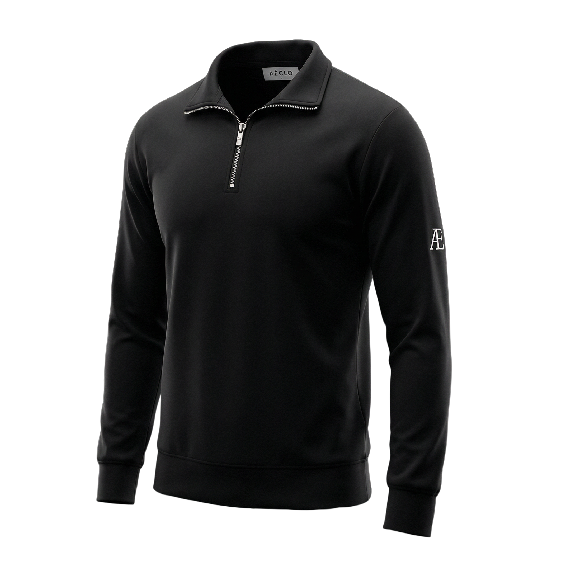 AE Black Quarter Zip