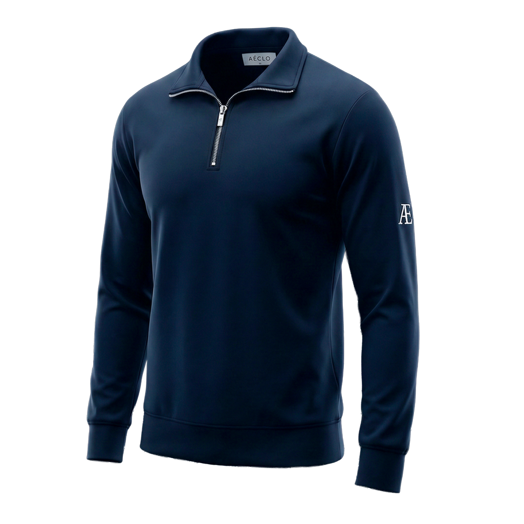 AE Navy Quarter Zip