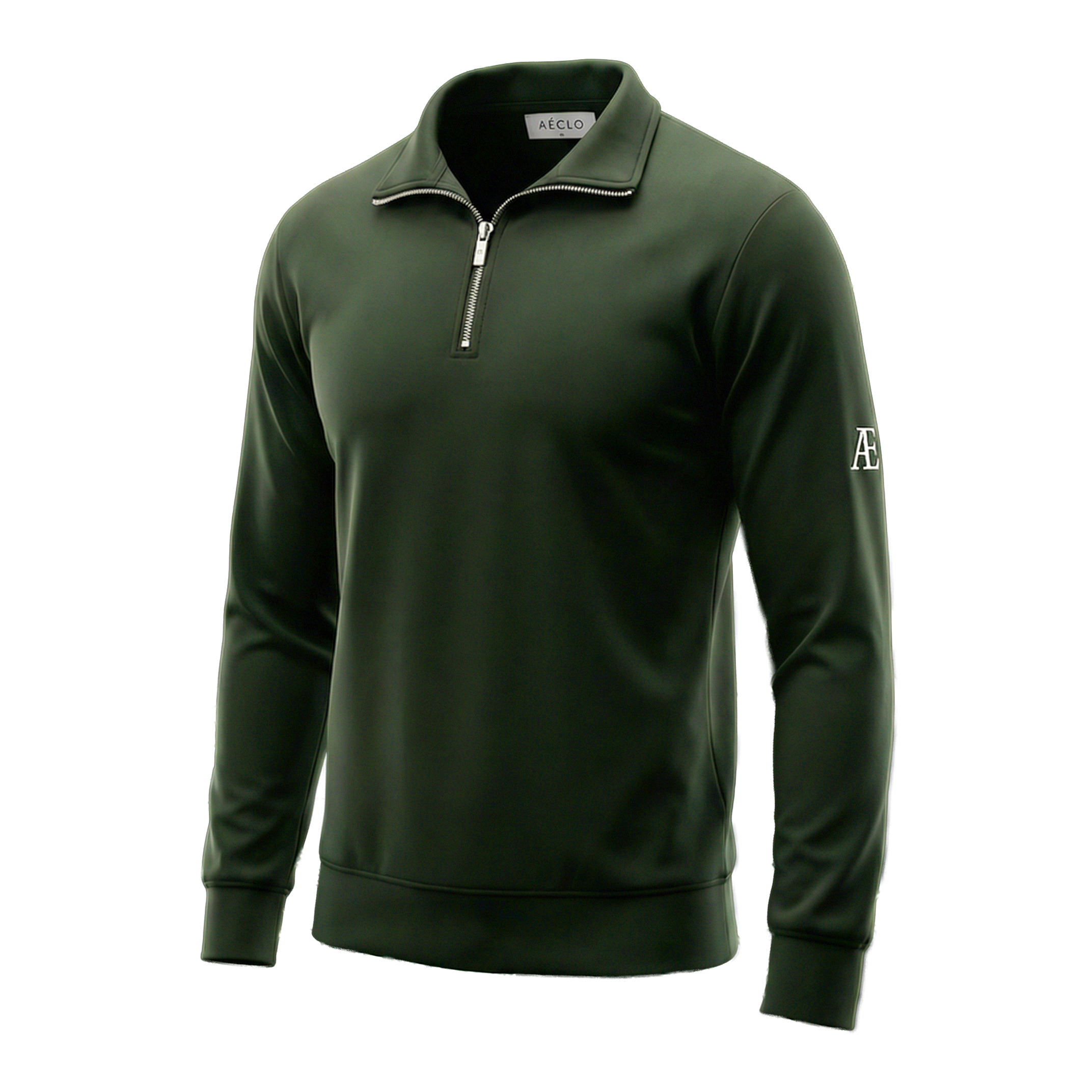 AE Forest Green Quarter Zip