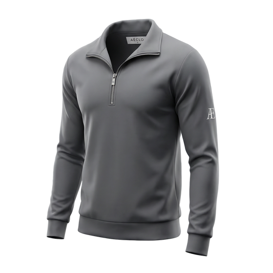 AE Arctic Grey Quarter Zip