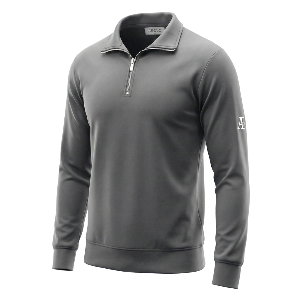 AE Arctic Grey Quarter Zip