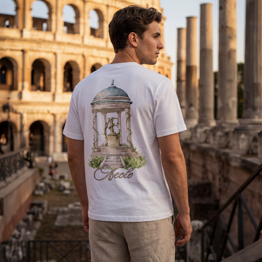 Relaxed Fountain Tee - White