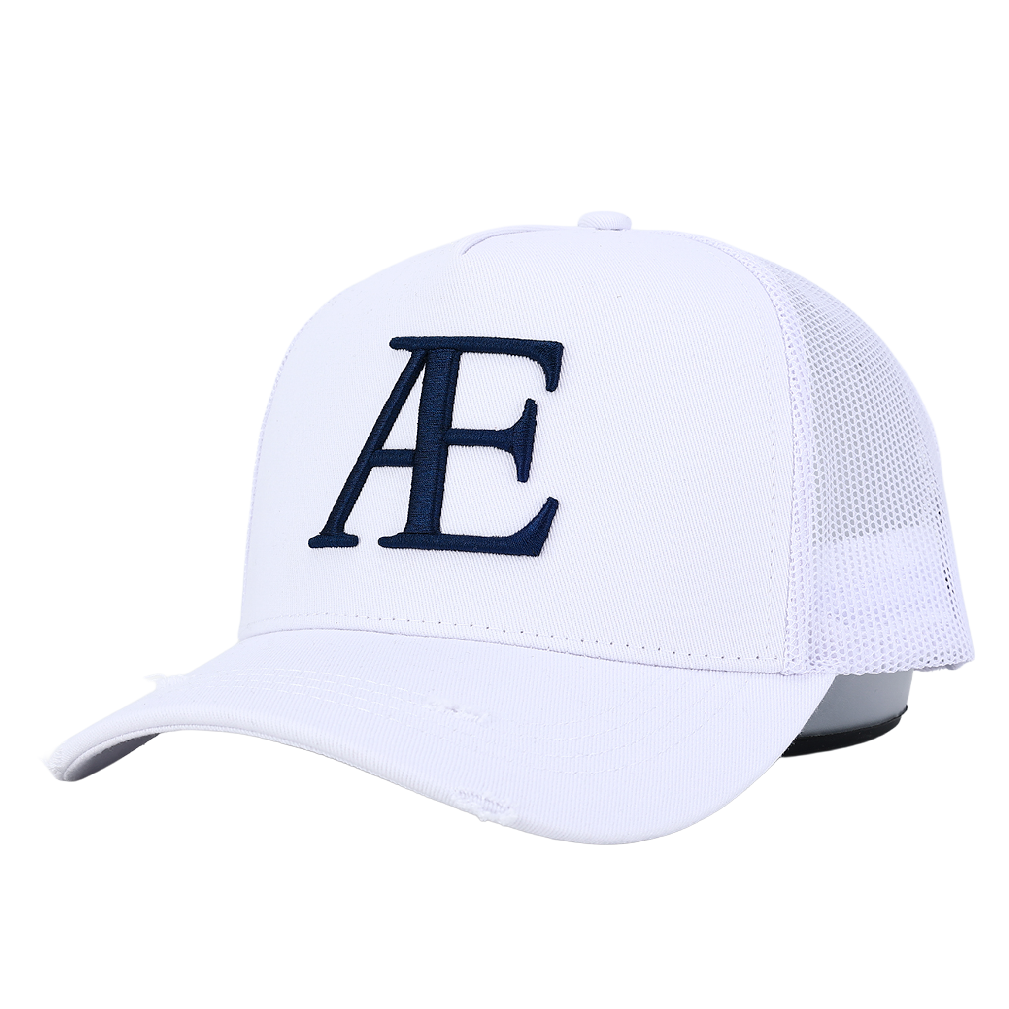 AE White/Navy Trucker Hat