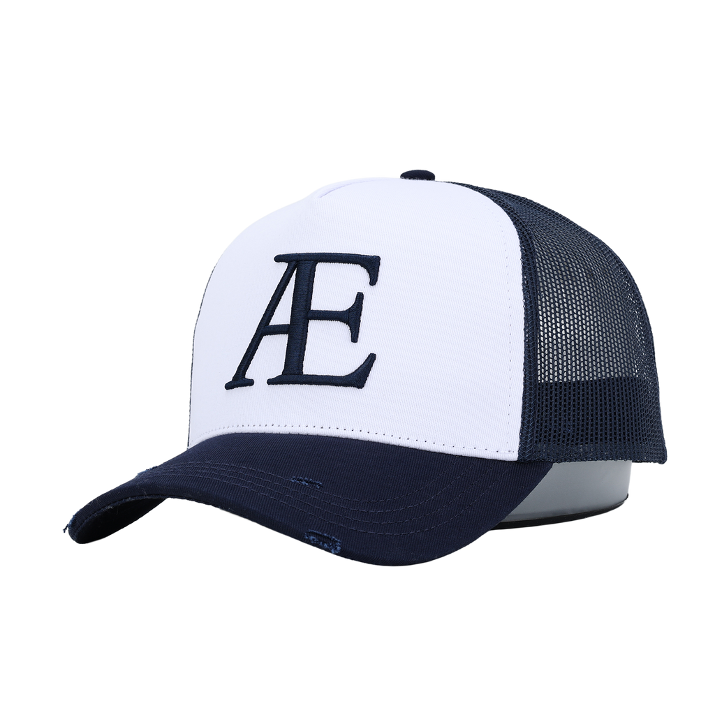AE Navy Contrast Trucker Hat