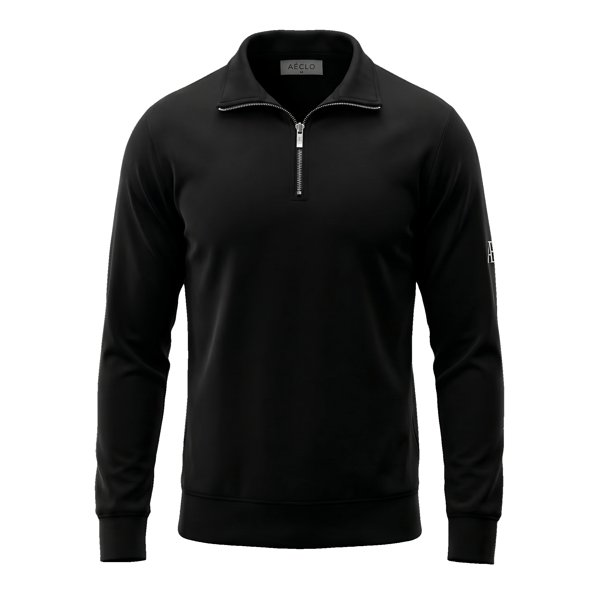 AE Black Quarter Zip