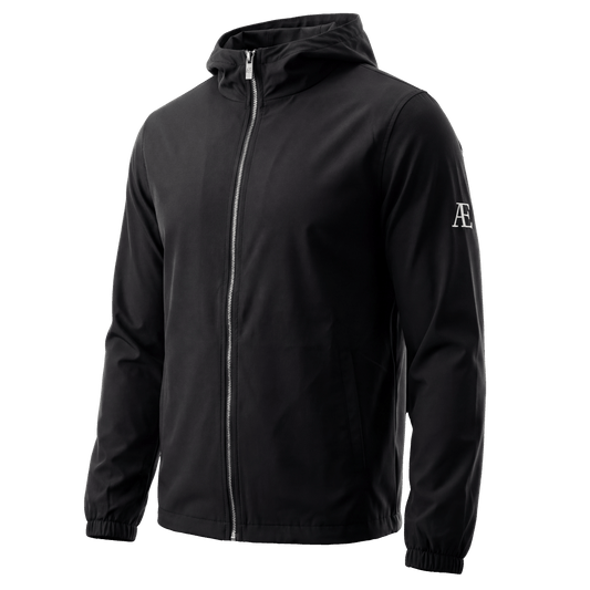 AE Black Windbreaker