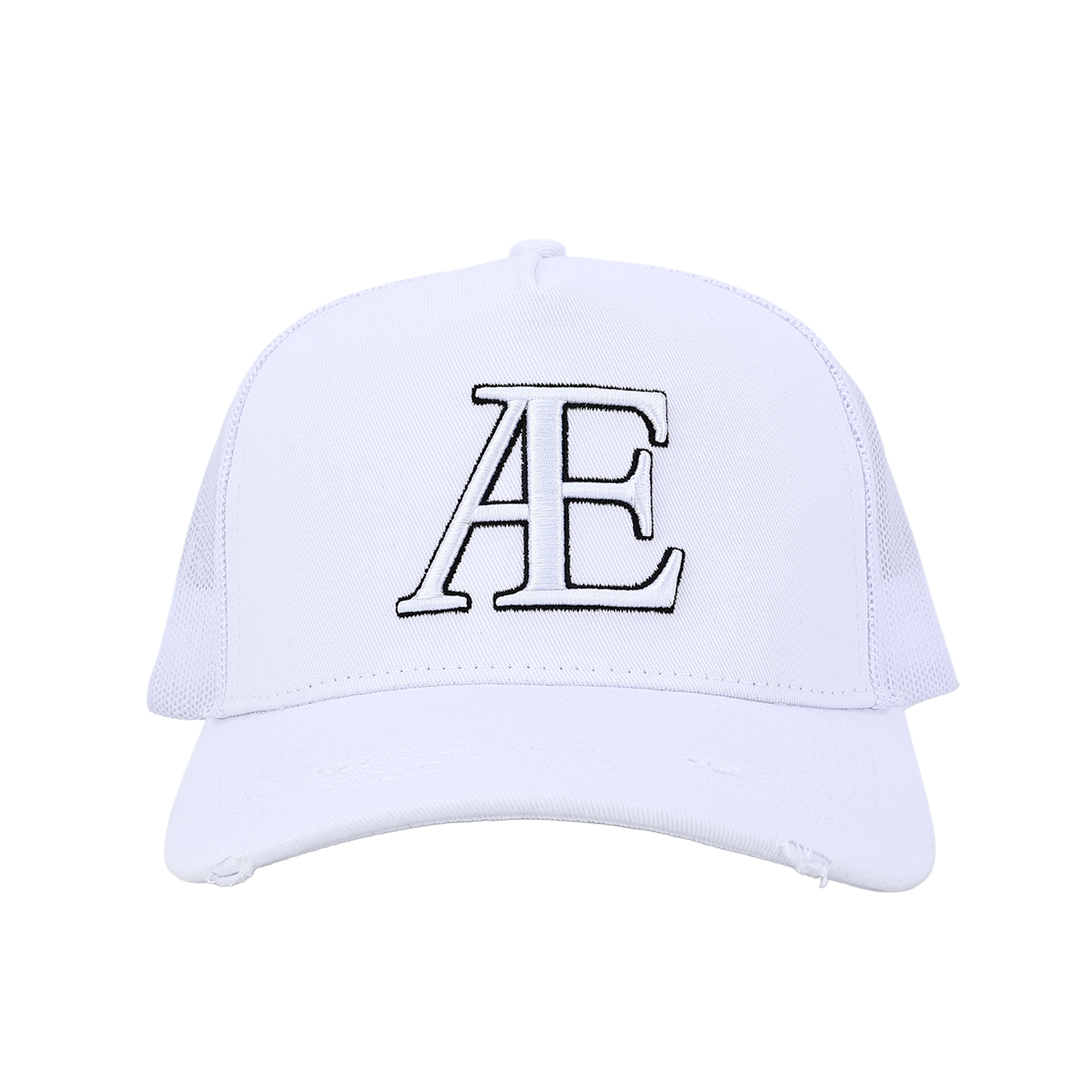 AE White/Black Trucker Hat
