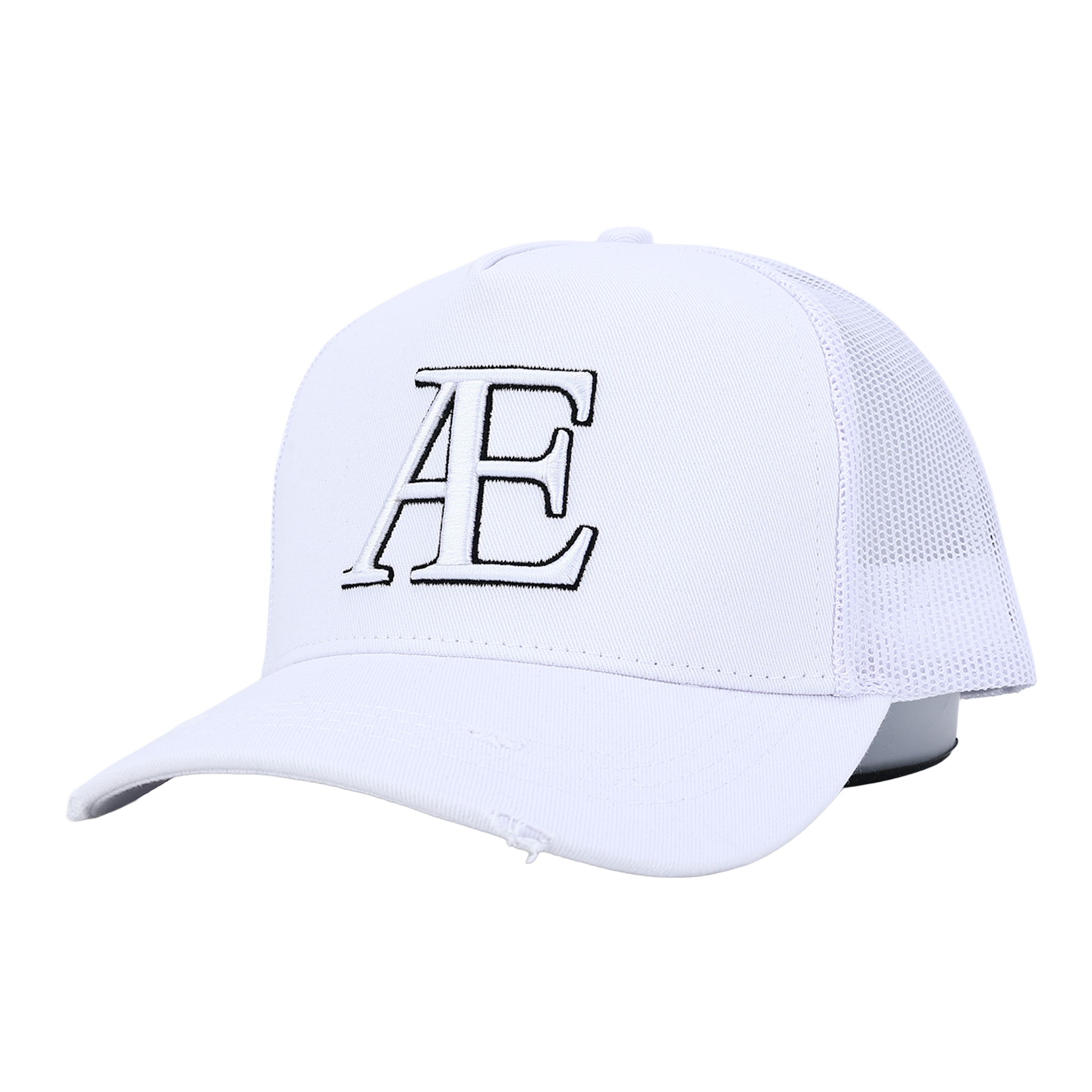 AE White/Black Trucker Hat